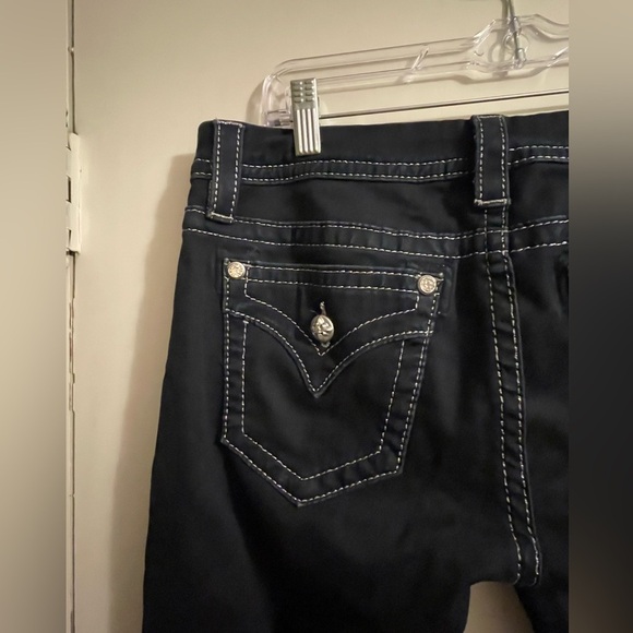 Miss Me Signature Skinny Jeans Dark Blue Size 28 - Picture 12 of 16